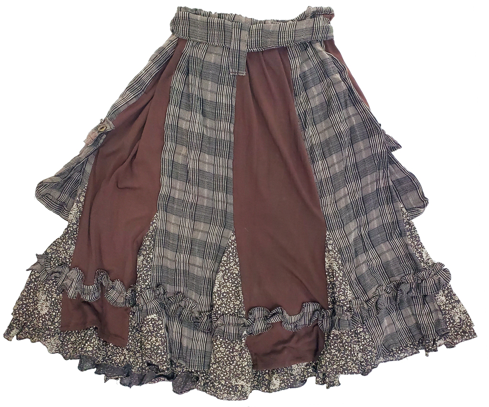 Norma Vintage _plaid skirt