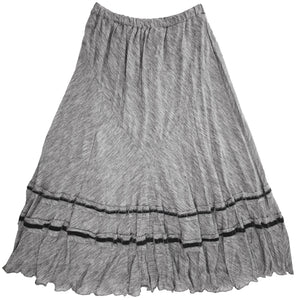 Norma Vintage _knitted grey skirt