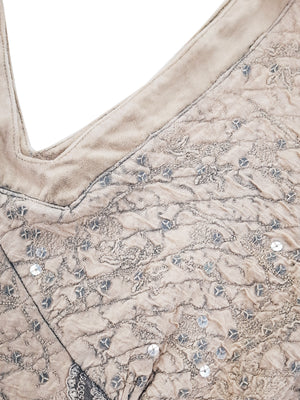 Norma Vintage_ long sleeves cloqué top
