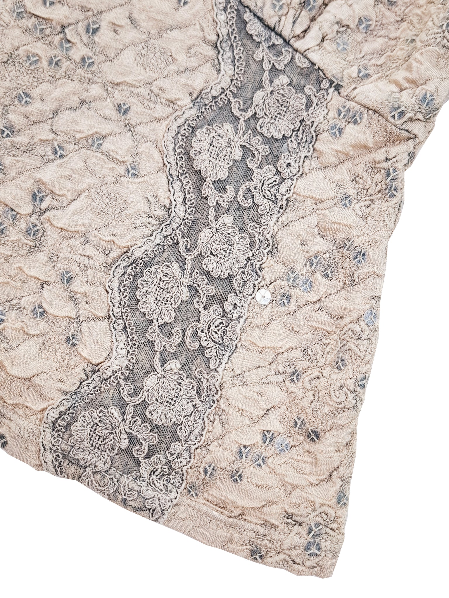Norma Vintage_ long sleeves cloqué top
