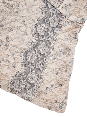 Norma Vintage_ long sleeves cloqué top