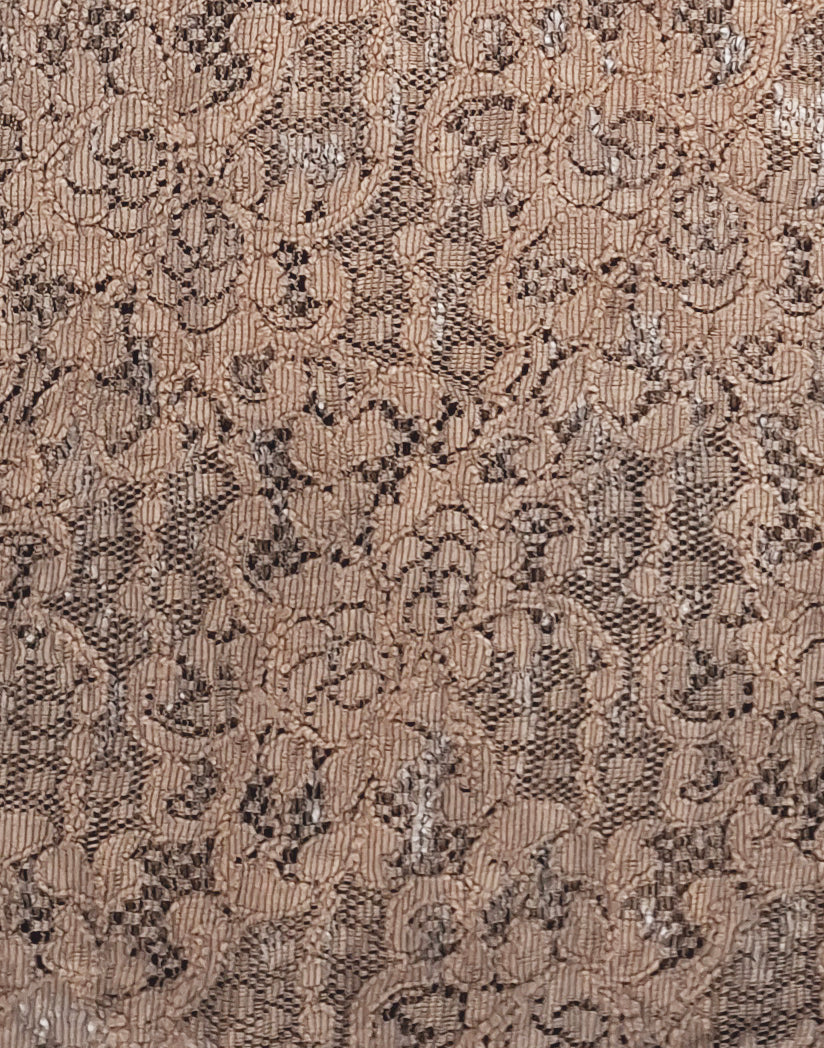 Norma Vintage _brown lace t-shirt