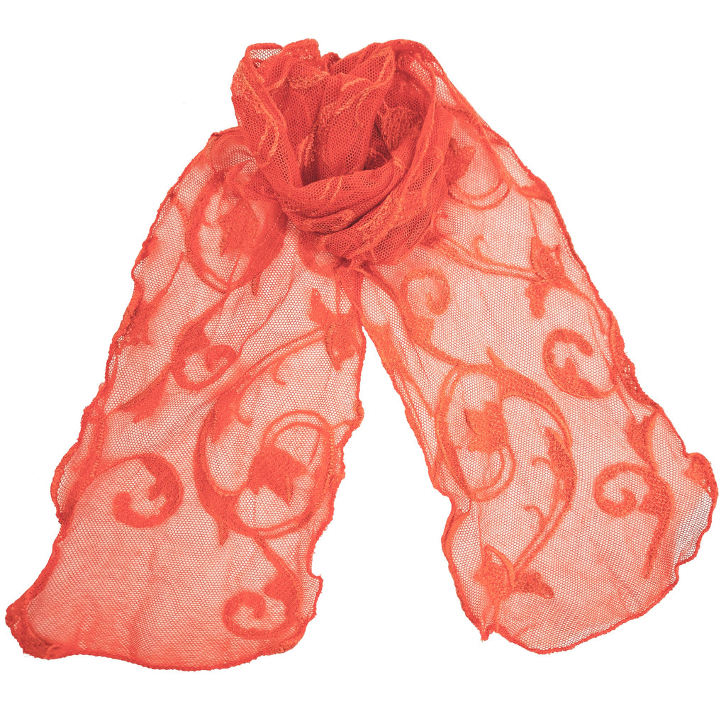 Norma Vintage _orange shawl