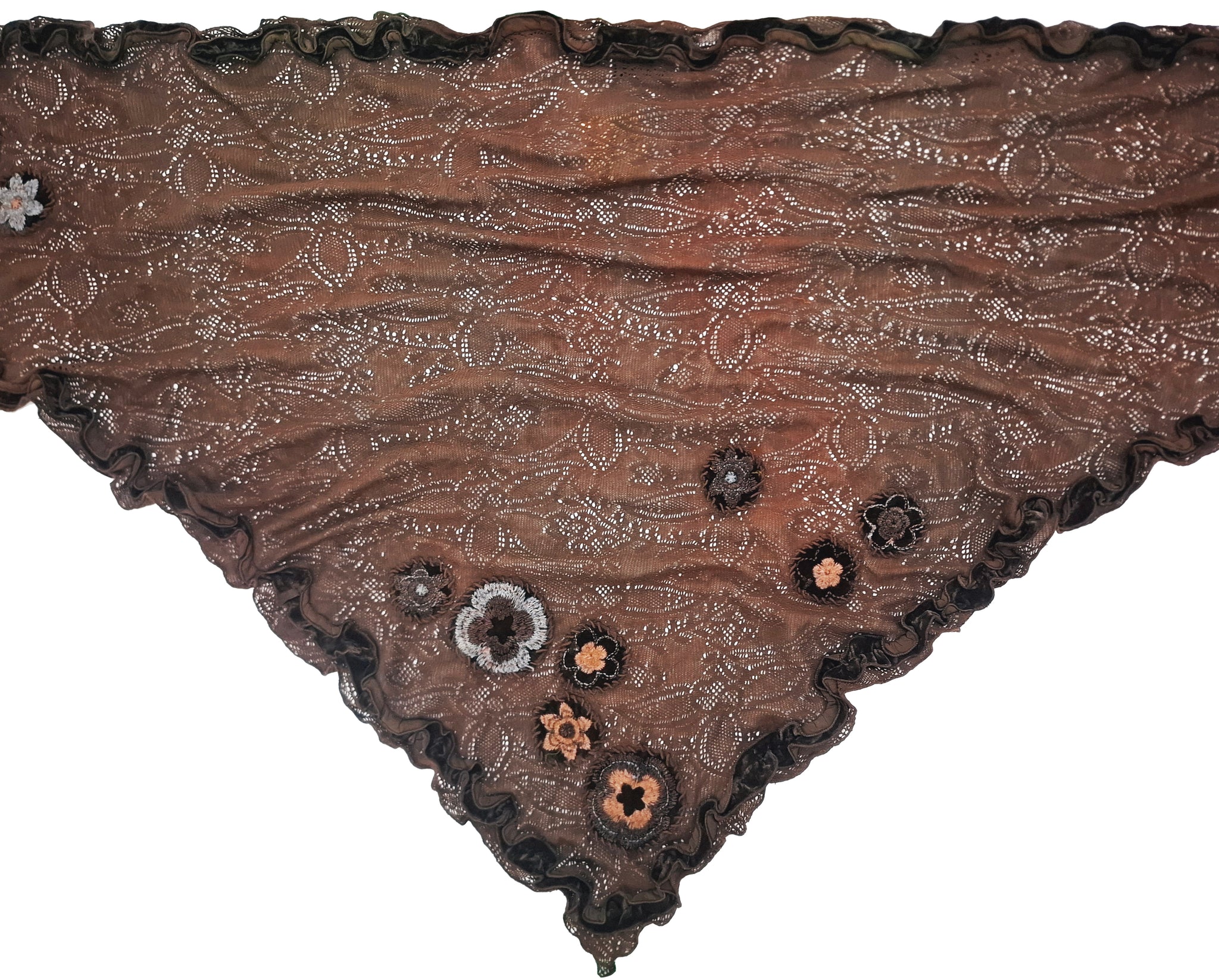 Norma Vintage _brown shawl