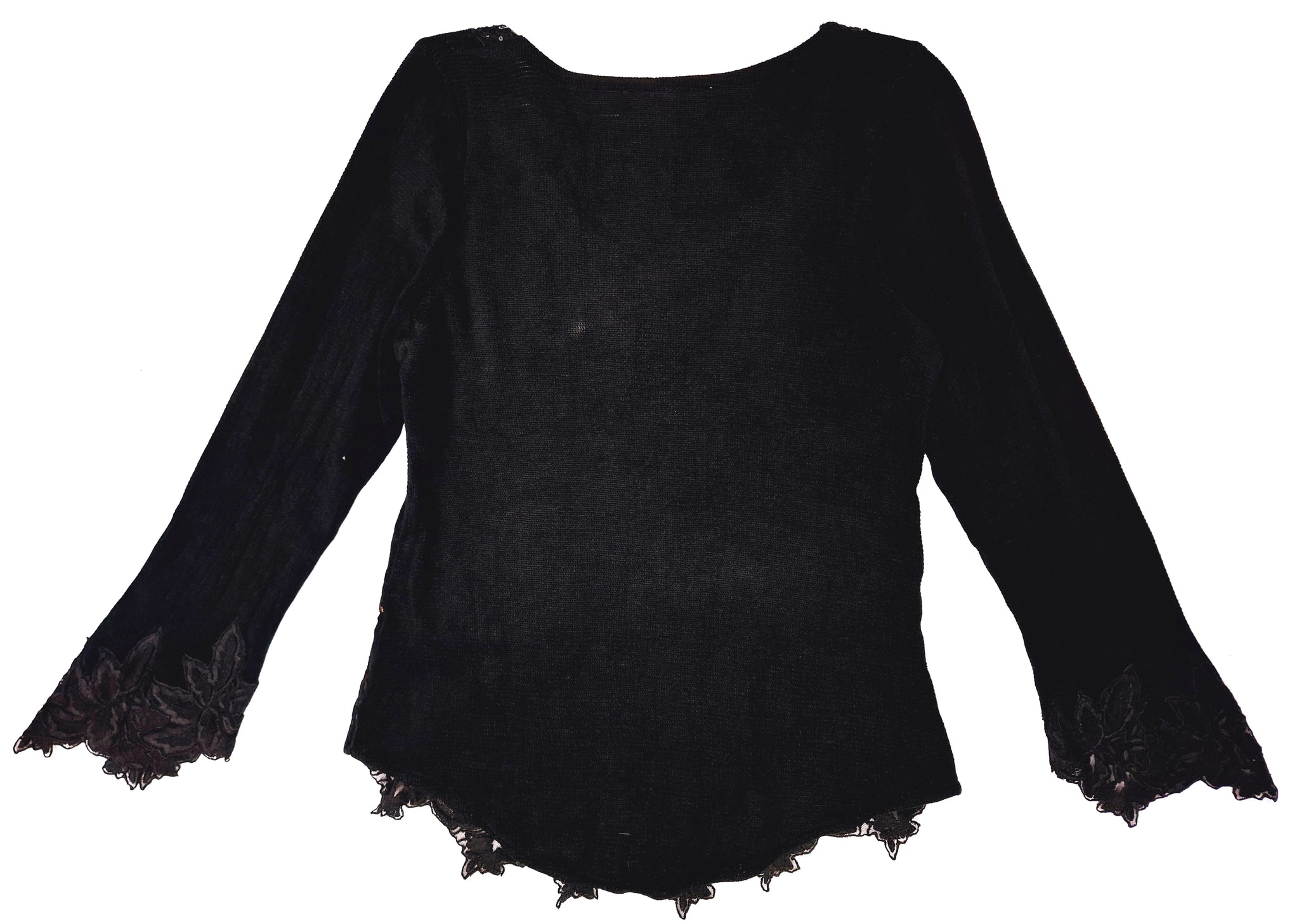 Norma Vintage _black chenille jumper