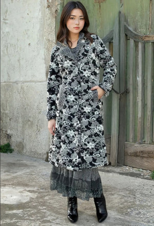 Norma Vintage _wool printed coats