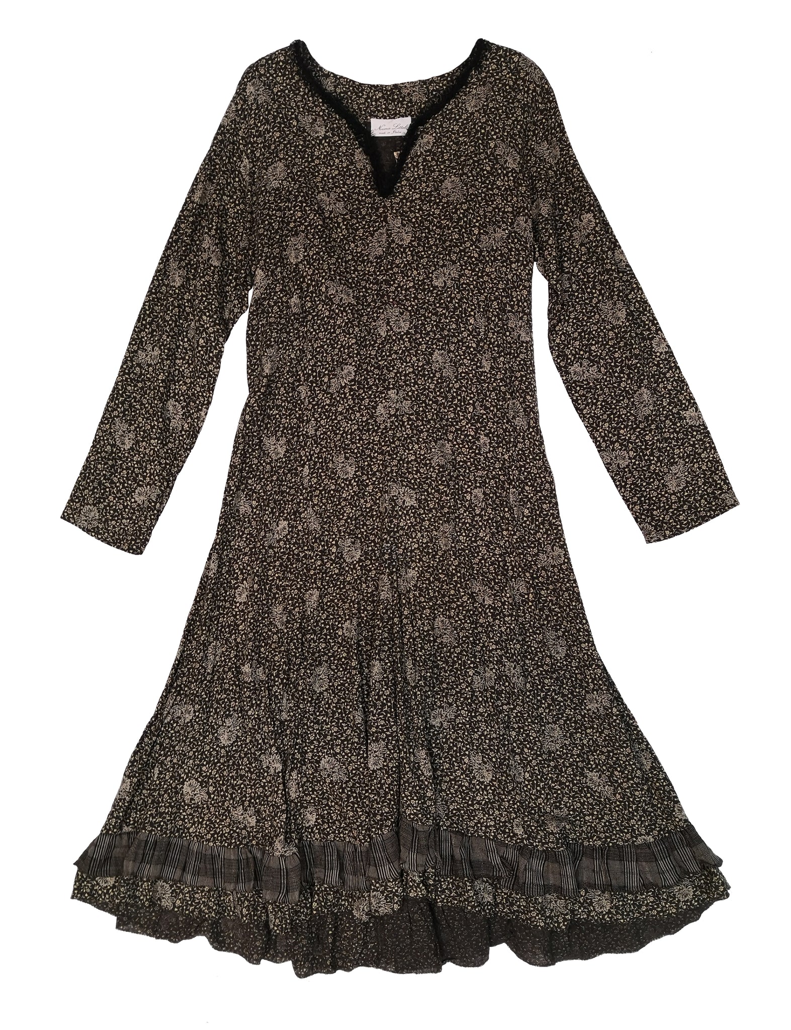 NORMA VINTAGE _flowers dress