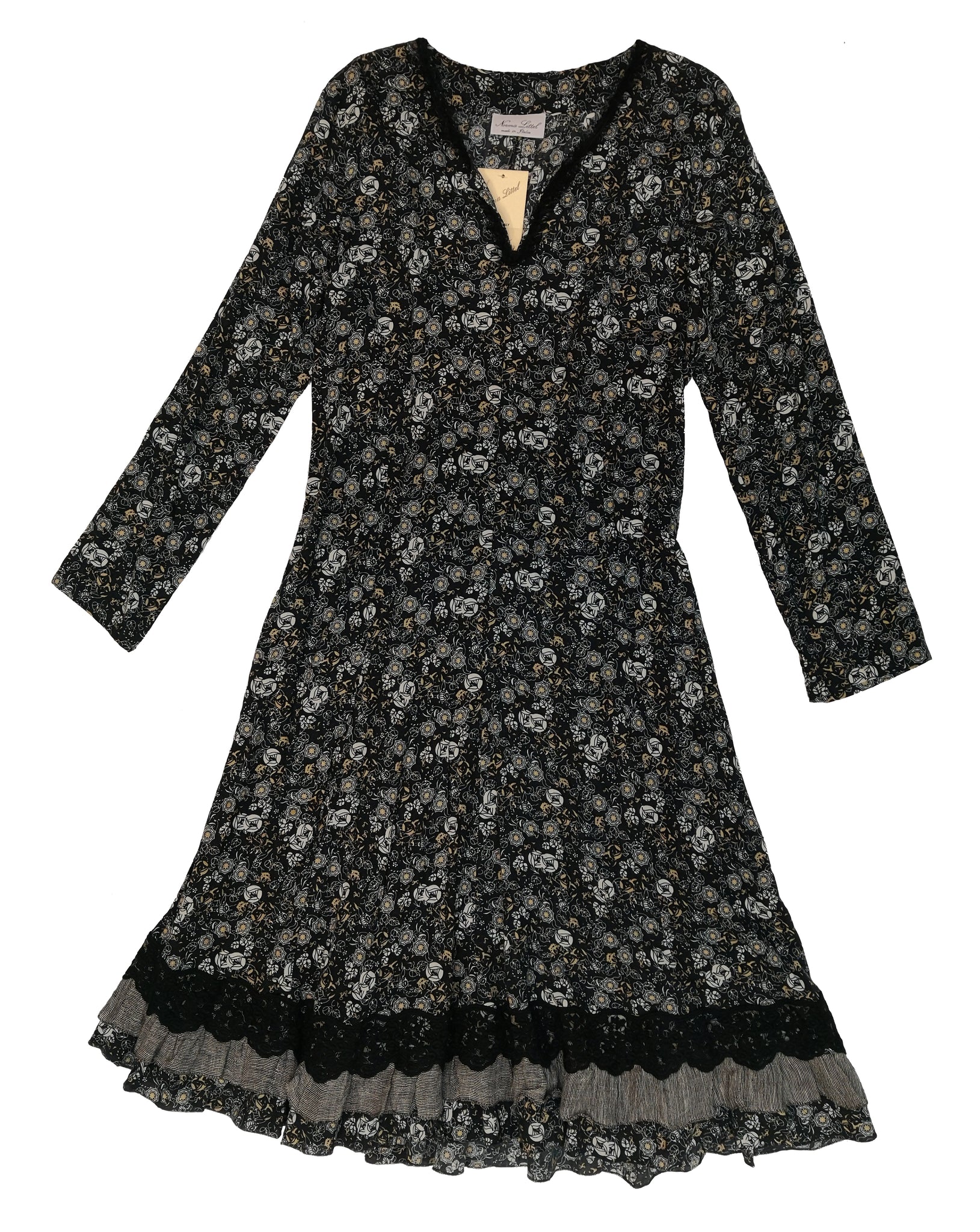 NORMA VINTAGE _flowers dress