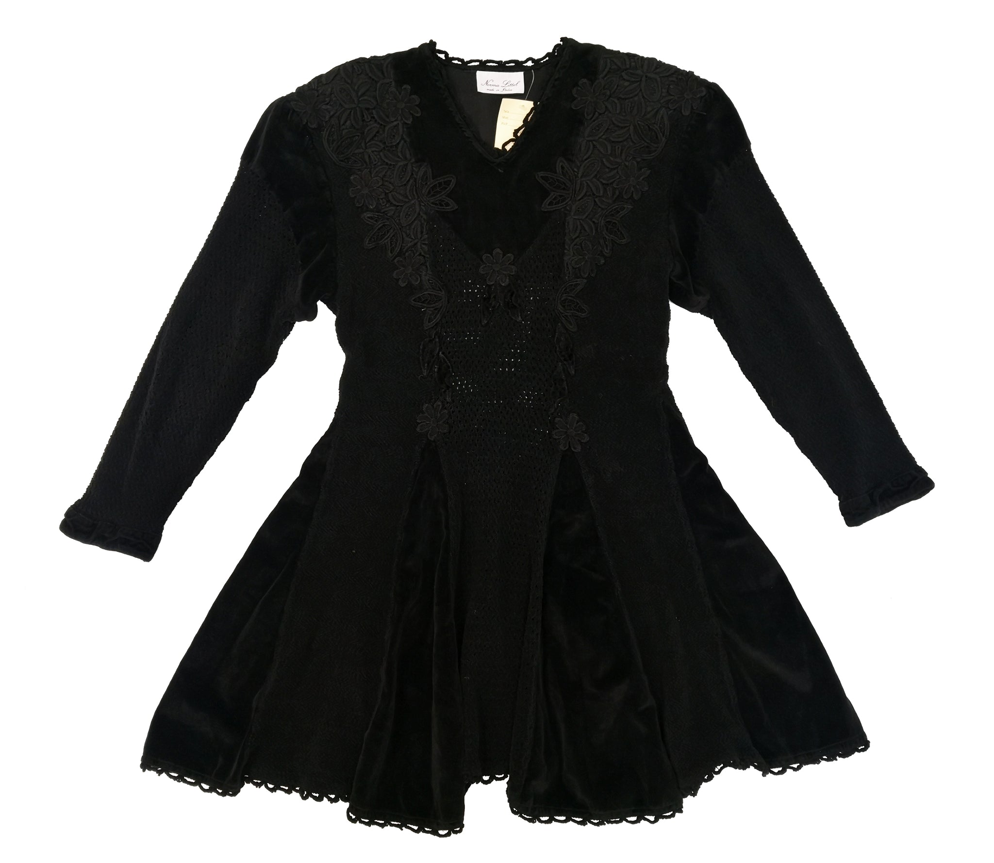 Norma Vintage _black mini dress