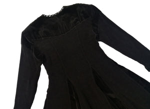 Norma Vintage _black mini dress