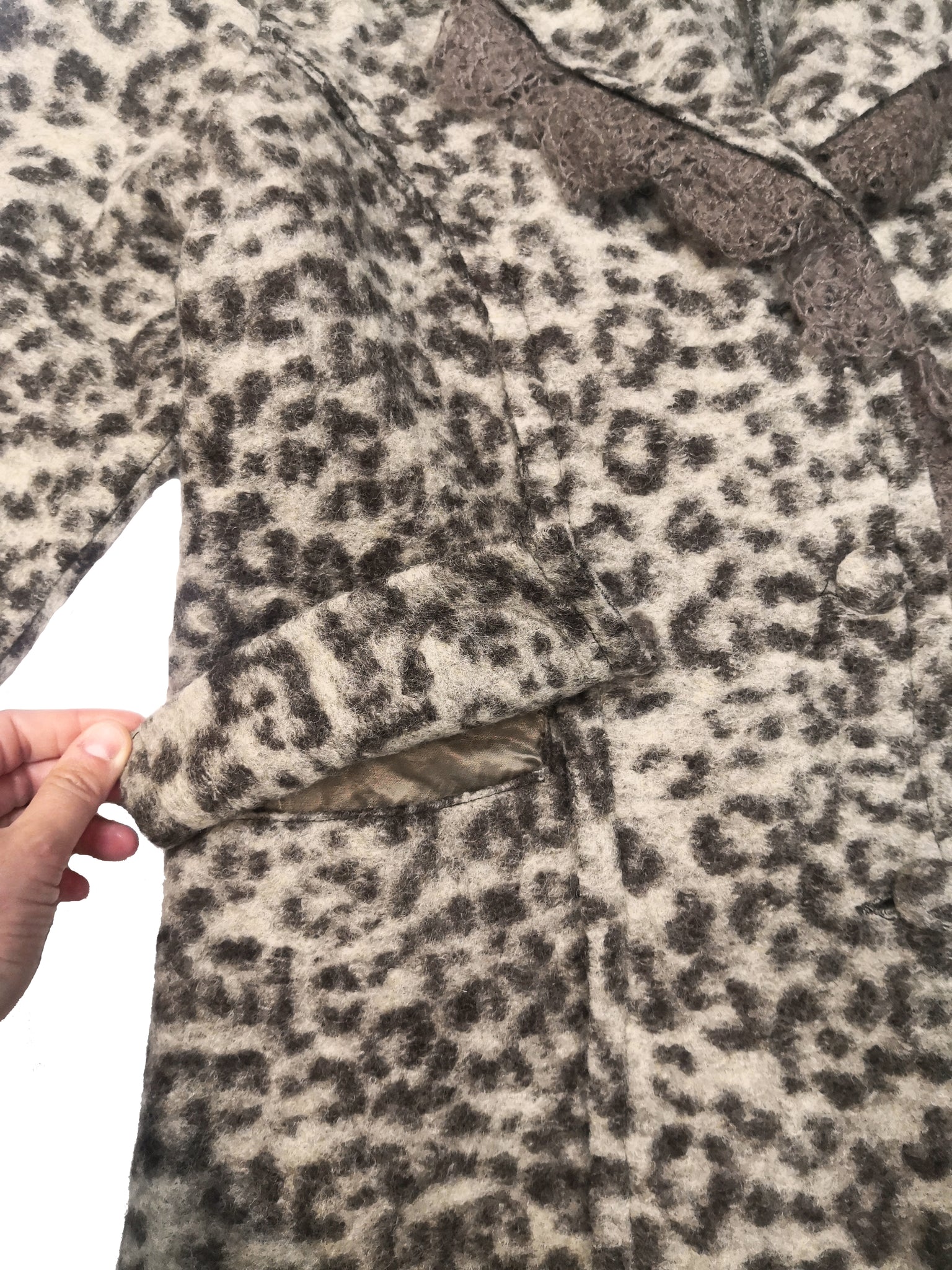 Norma Vintage _wool leopard jacket