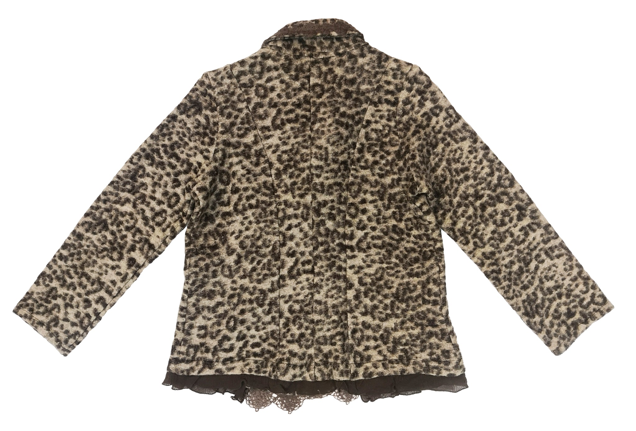 Norma Vintage _wool leopard jacket